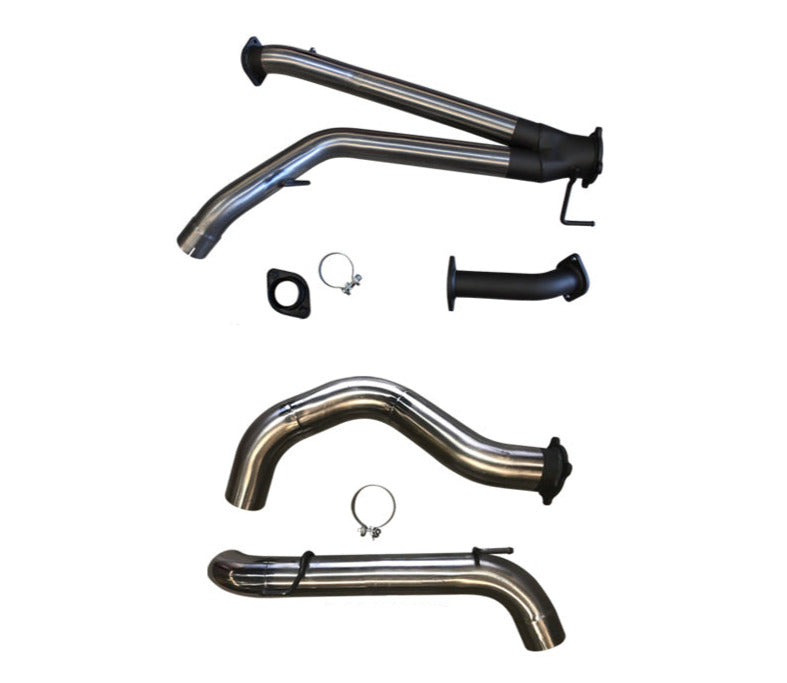 Manta Twin 3″ to 4″ Stainless DPF Back Exhaust | Toyota Landcruiser 200 Series VDJ200 4.5L V8 Twin (with DPF) 2015–2021