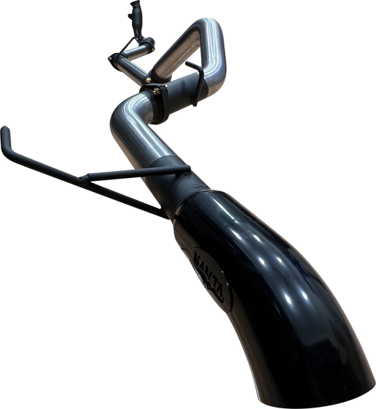 Manta | 3″ Turbo Back Exhaust with Cat & No Mufflers Black 4″ Tip | Toyota Landcruiser 300 Series V6 FJA300R Wagon 2021–2025