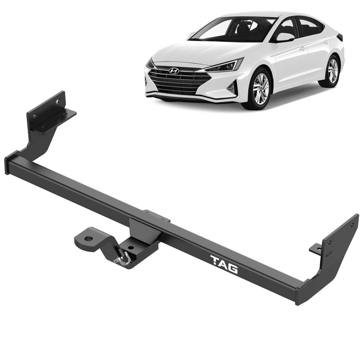 TAG Standard Duty Towbar for Hyundai Elantra 2016-on | 1300kg towing - T2Z649