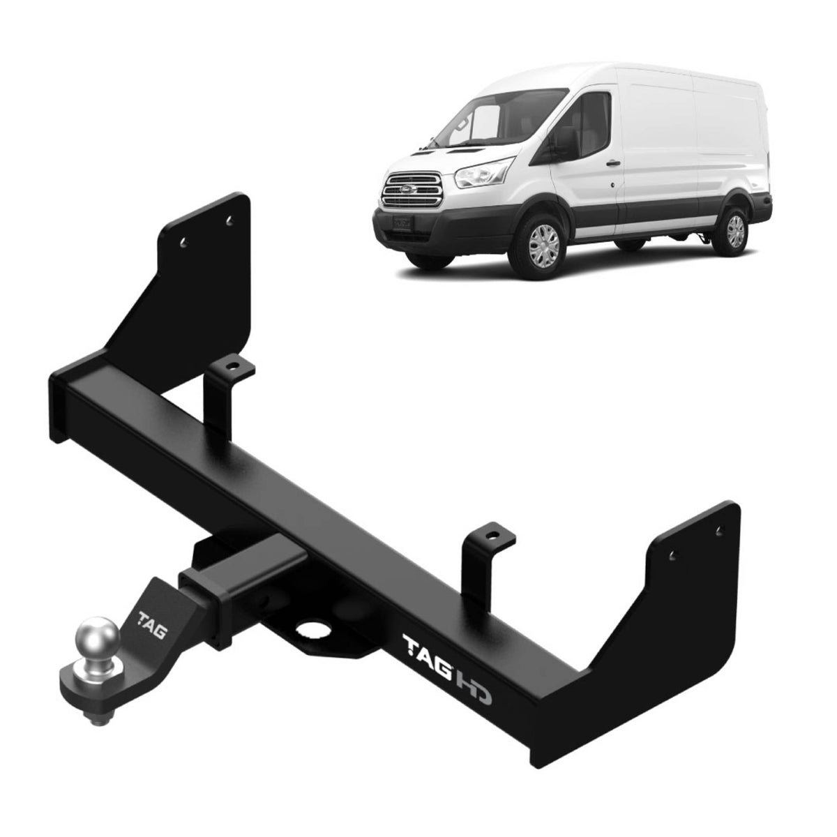 TAG Towbar Heavy Duty for Ford Transit Van 1994-2014 | 3000kg towing - T4F623