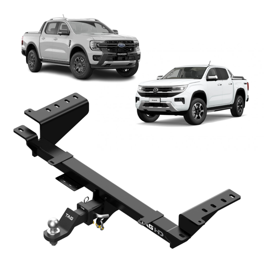 TAG Towbar to Suit Ford Ranger Next-Gen (2022 - on), Volkswagen Amarok (2022 - on) Styleside Utes Heavy Duty Towbar