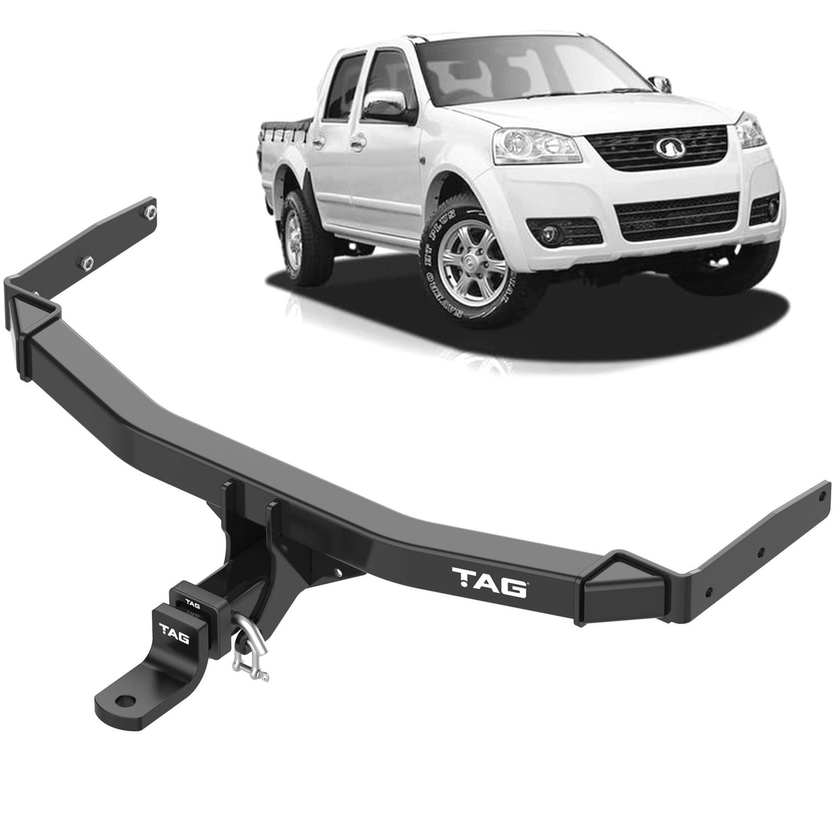 TAG Towbar Heavy Duty for GWM X200 2007-on, GWM X240 2007-on | 1800kg towing - T4G522