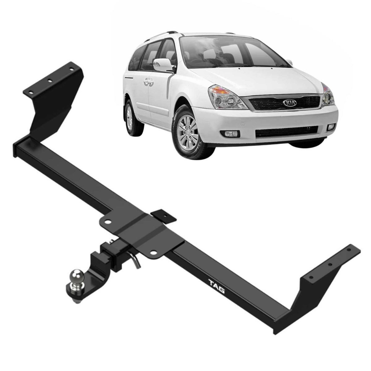 TAG Towbar Heavy Duty for KIA Grand Carnival 2006-2014 | 2000kg towing - T4K033
