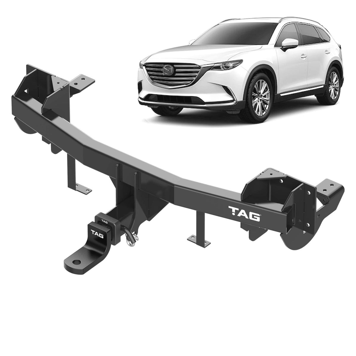 TAG Towbar Heavy Duty for Mazda CX-9 2007-2016 | 2000kg towing - T4M563