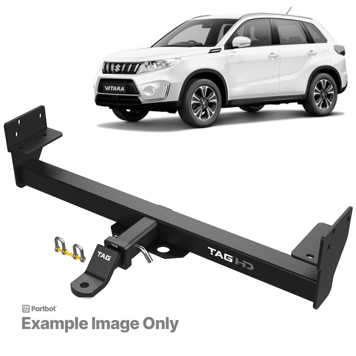 TAG Towbar Heavy Duty for Suzuki Vitara 2015-2018 | 1200kg towing - T4U652