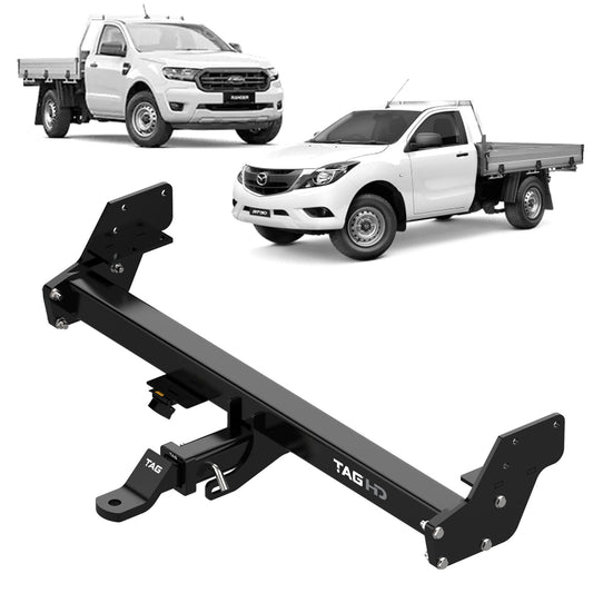 TAG - Ford Ranger PX2, PX3 (2015 - 2022) Cab Chassis Heavy Duty Towbar & Direct Fit Wiring Harness