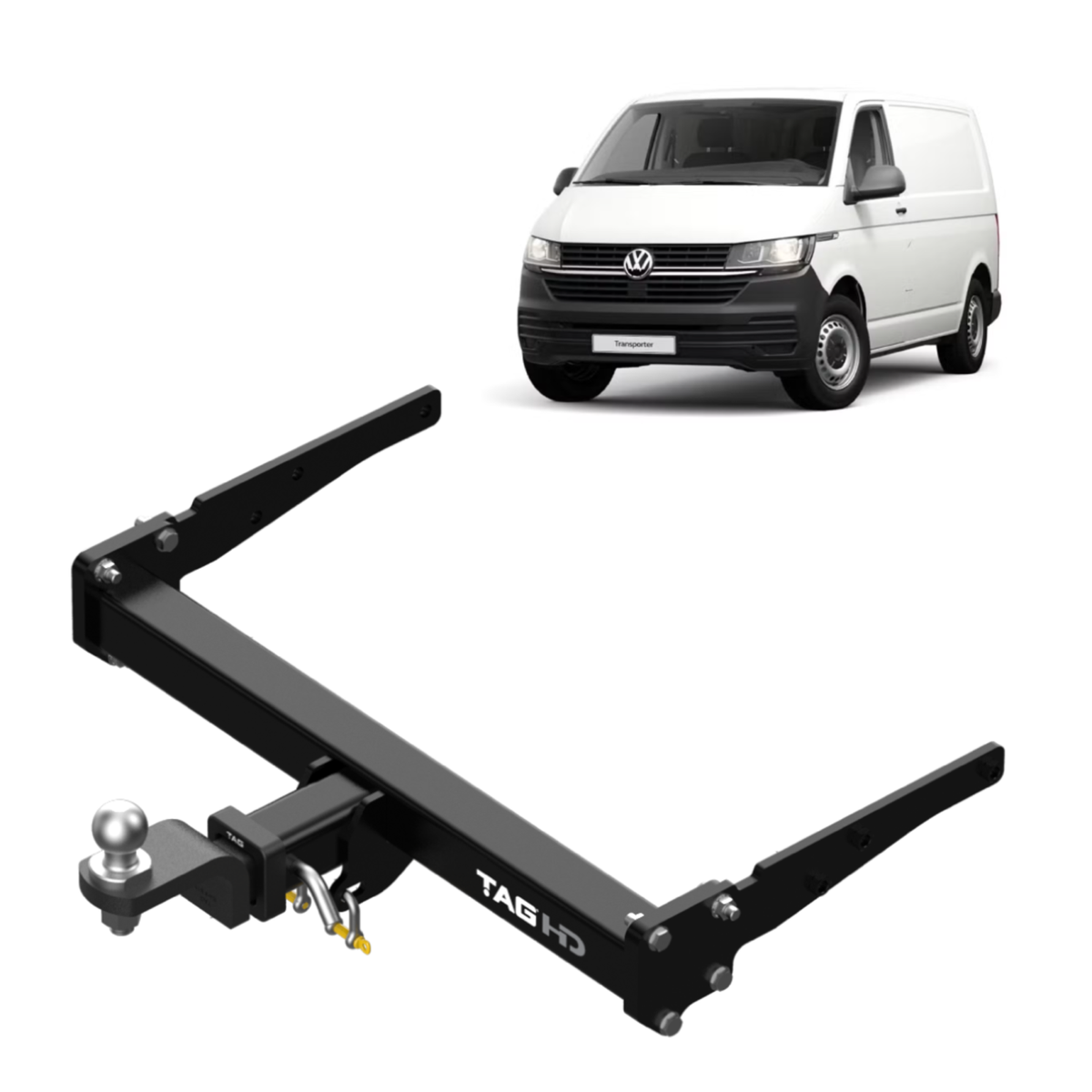 TAG - Volkswagen Transporter T6 (2019 - On) Heavy Duty Towbar & Direct Fit Wiring