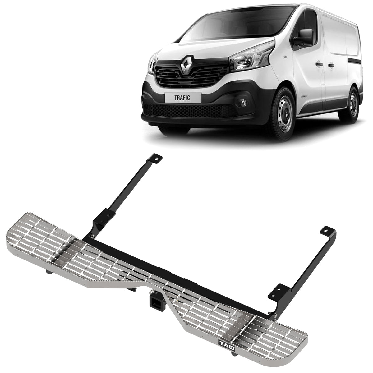 TAG Renault Trafic (2021 - on) Van Heavy Duty Towbar, Rear Step & Wiring