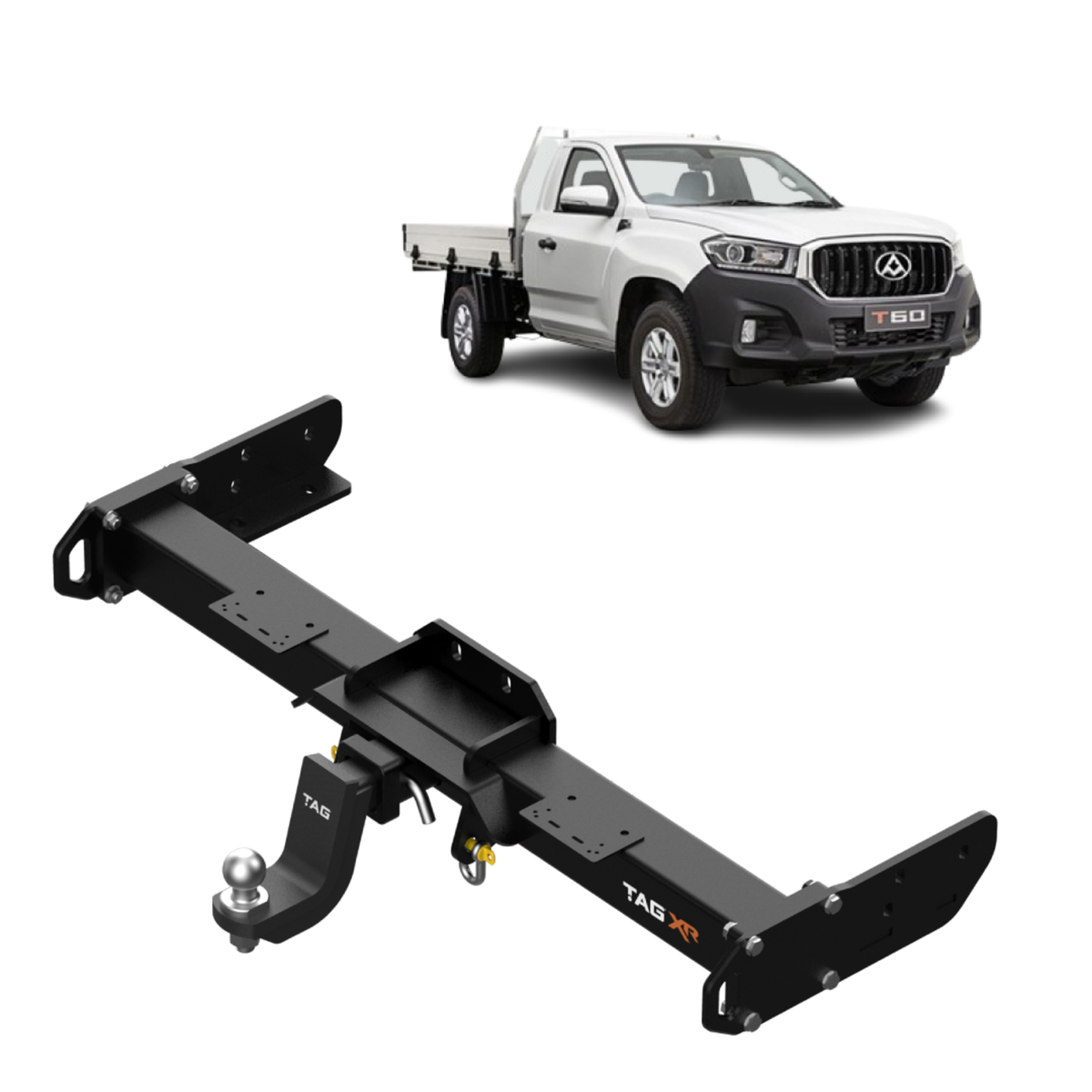 TAG LDV T60 Cab Chassis Models (2017 - 2024) Extreme Recovery Towbar & Direct Wiring Kit