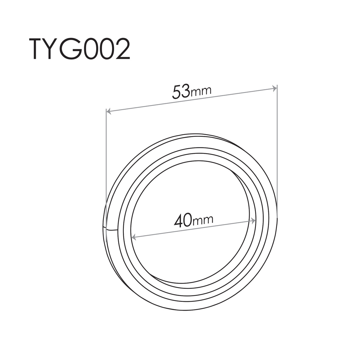 Redback Exhaust Gasket for TOYOTA 40MM RING GASKET -10 PACK - TYG002-10