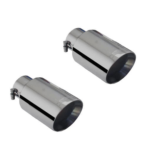XForce - FORD MUSTANG FM GT FASTBACK COYOTE 5.0L (08/2014-07/2017) Tip 3″ Inlet, 4″ Stainless steel Outlet Round Muffler