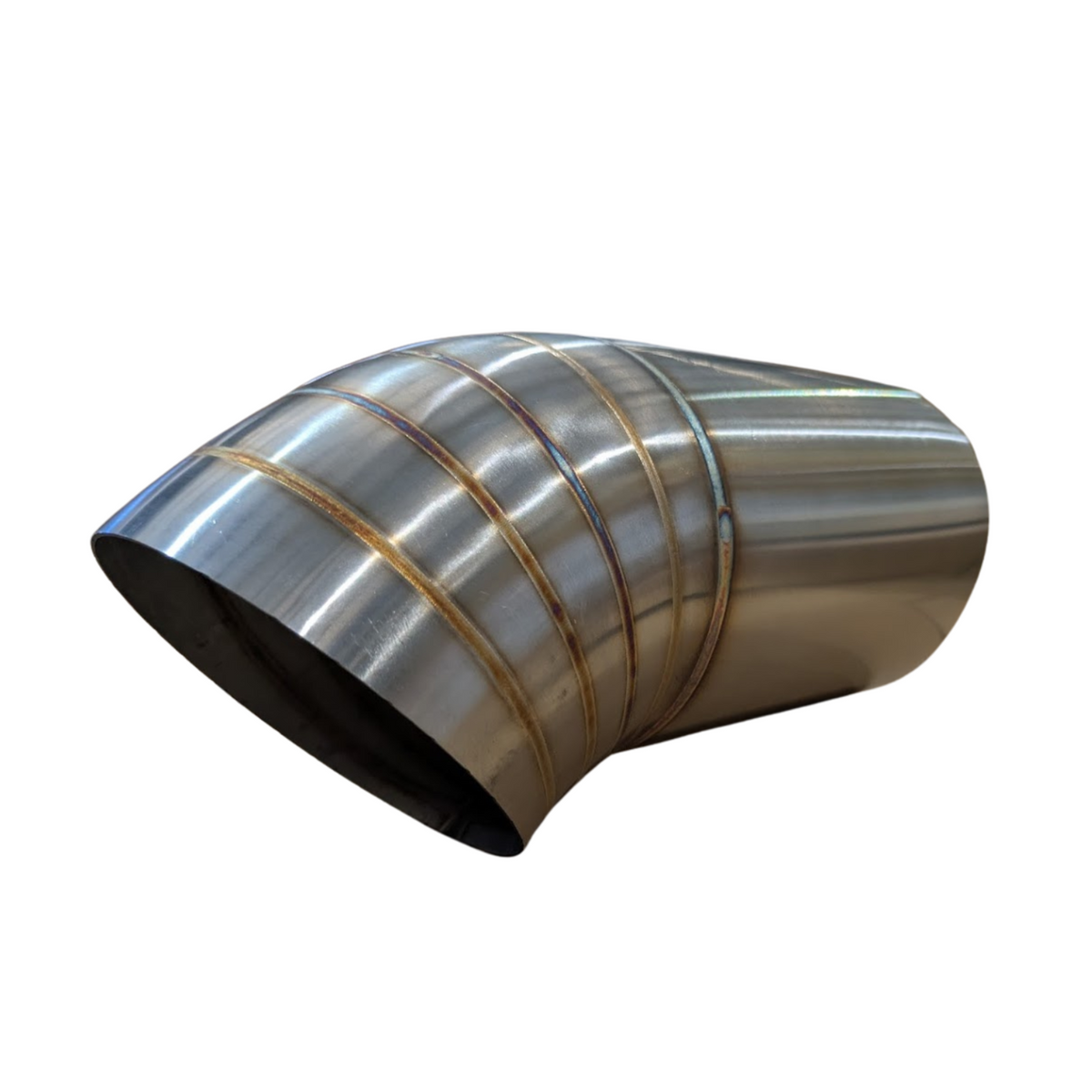 Redback Exhaust 3" Pie-Cut Dump Tip – TIG Welded Lobster Style - Z630-LB