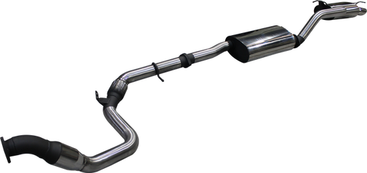 Manta - Ford Territory SUV SZ 2.7L V6 Turbo Diesel (2011-2016) - Full System - 3" Stainless Single Exhaust - with Cat - Twin Tip Exit