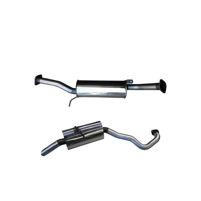 Manta | 2.5″ Cat Back Exhaust with Centre & Rear Muffler | Nissan Patrol GU 4.8L TB48 Petrol Wagon 2002–2012