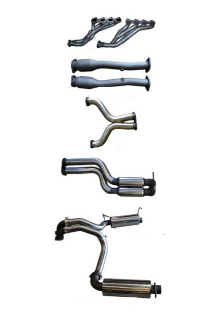 Manta | Twin 3″ Full Exhaust System with Extractors Hotdog/Muffler | FPV GS GT 5.4L V8 Sedan 2008–2010