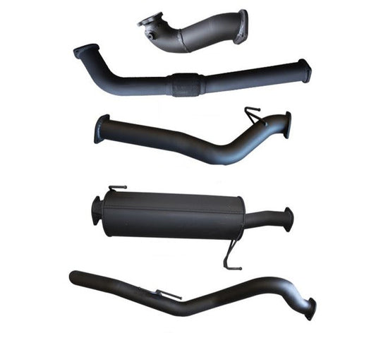 Manta | 3″ Turbo Back No Cat Muffler | Holden Rodeo RA 3.0L SWB CRD 2007–2008