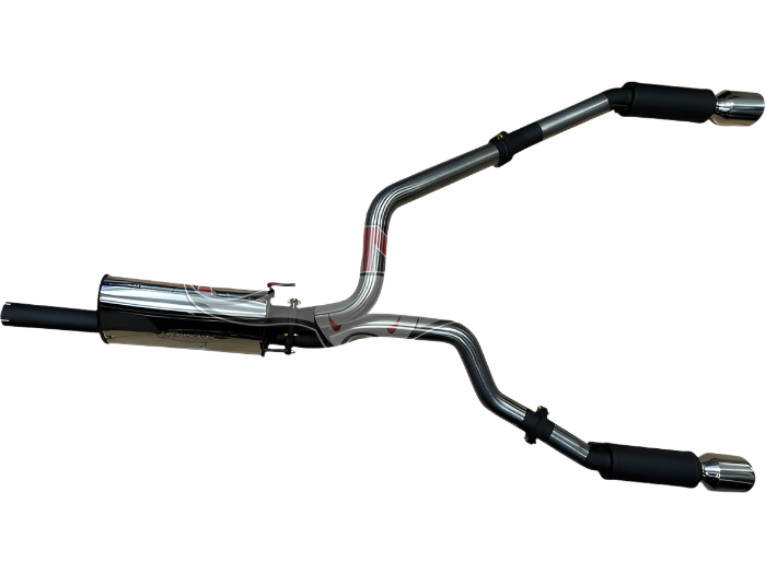 Manta | Twin 3″ Cat Back Exhaust with Rear Mufflers & 5″ Chrome Tips | RAM DS 1500 5.7L V8 Ute 2009–2024