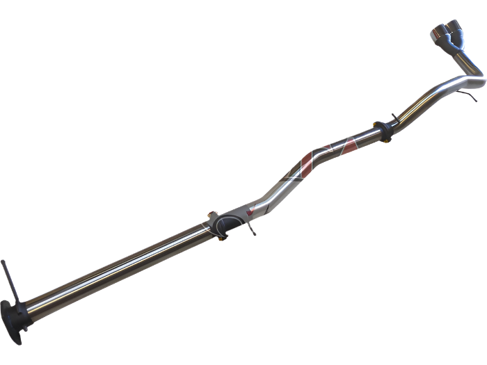 Manta | 3in DPF Back Exhaust with Twin Tip Side Exit | Volkswagen Amarok TDI600 V6 Dual Cab Ute 2022–2025