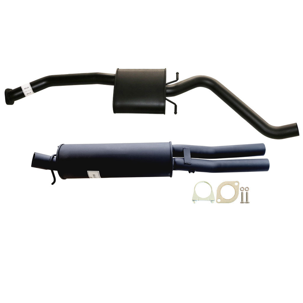 ESA - Holden Commodore VP-VS IRS Sedan 2 1/2" Catback Kit with 2 x Everflo Mufflers and Rear Dual Outlet