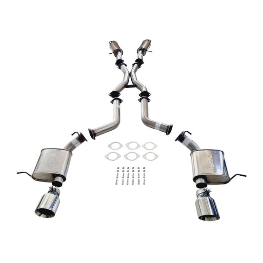 ESA 4X4 - Stainless Steel 3 Inch Exhaust With Left And Right For SRT Jeep Grand Cherokee 6.4 2012 - 2021SS Tips