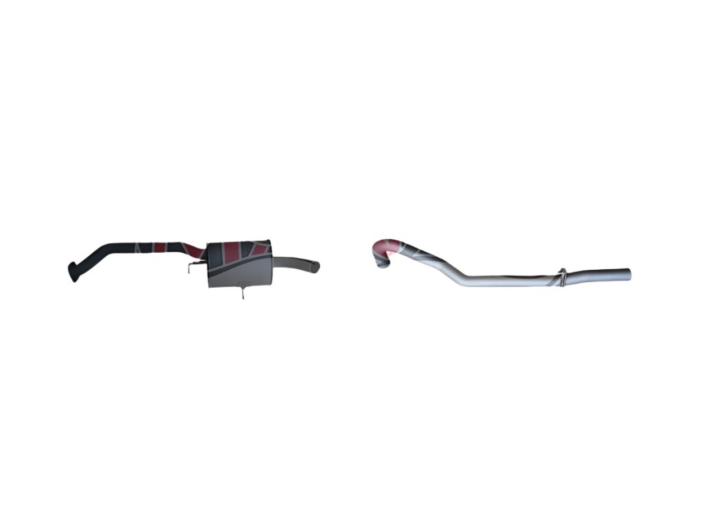 Manta | 2.5″ Cat Back Exhaust System with Muffler & Tailpipe | Holden Commodore VN VP VR V6 3.8L Sedan 1988–1995