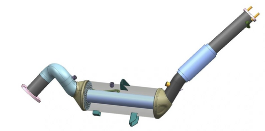 Clean Core DPF Delete Pipe (Off-Road Use Only) Ford Ranger 3.2L P5AT, view 2