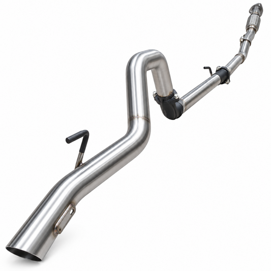 Manta 3″ Stainless Turbo Back Exhaust Without Muffler With Cat | Toyota Fortuner GUN156R 2.8L 1GD 2015–2025
