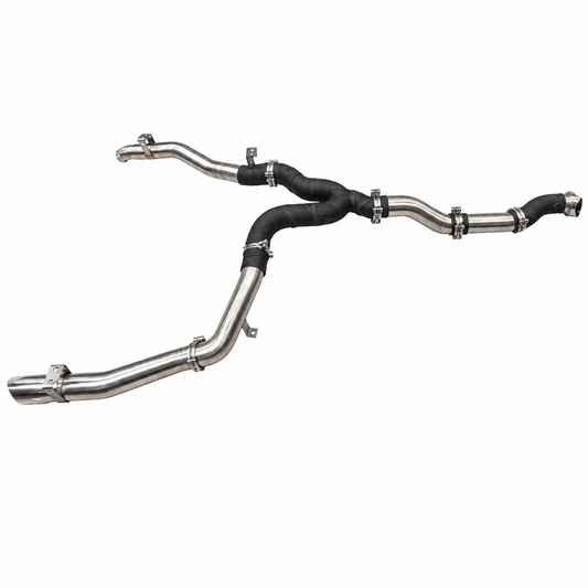 Manta Twin 4″ Stainless DPF Back Exhaust Without Muffler | Toyota Landcruiser 79 Series VDJ79 Ute 4.5L V8 TD 2016–on
