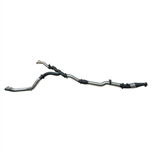 Manta Twin 4″ Stainless Turbo Back Exhaust With Cat & No Muffler | Toyota Landcruiser 79 Series VDJ79 Dual Cab Ute 4.5L V8 TD 2012–2016