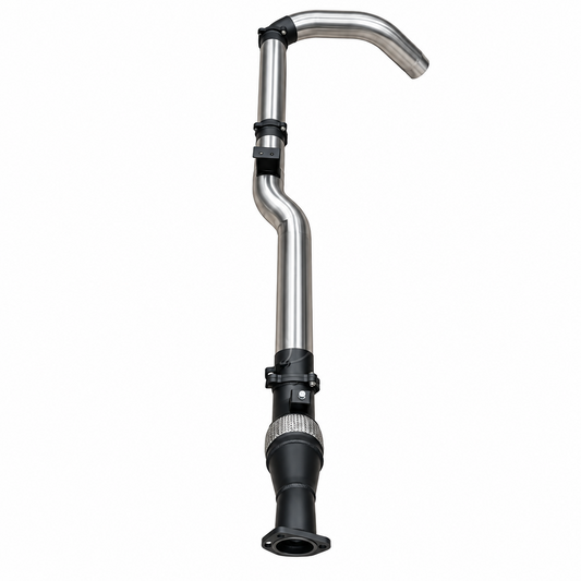 Manta 4″ Stainless Turbo Back Exhaust Side Exit Without Cat & Without Muffler | Toyota Landcruiser 79 Series VDJ79 Single Cab 4.5L V8 2016–2025