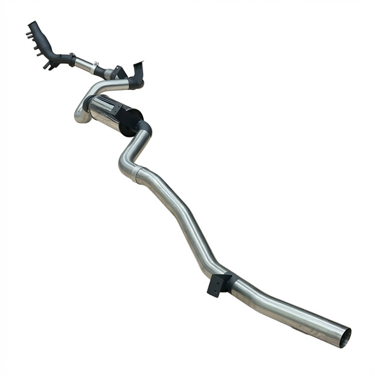 Manta 3″ Stainless Turbo Back Exhaust Without Cat & With Muffler | Toyota Landcruiser 76 Series GDJ76 Wagon 2.8L TD 2023–on