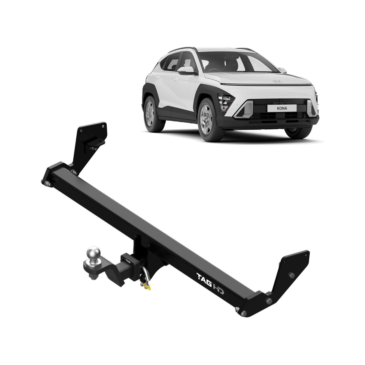 TAG Heavy Duty Towbar for Hyundai Kona SUV SX2 2023-on | 1300kg towing - T7ZA25