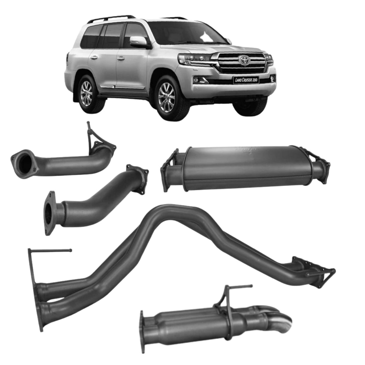 Redback Extreme Duty for Toyota Landcruiser 200 Series 4.5L V8 2015-on - TLX49800-P2
