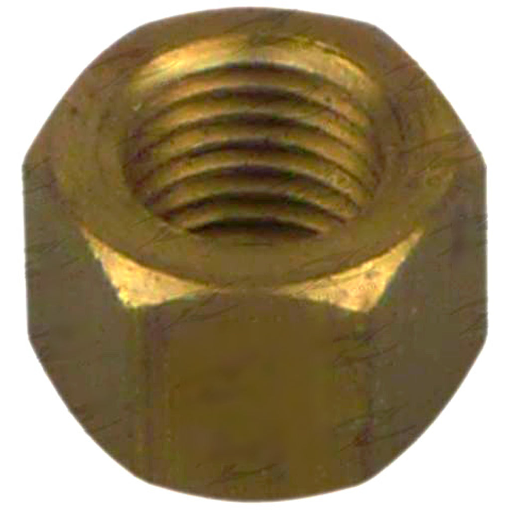 Exhaust Nut (Brass) for Toyota, M10 X 1.25, Hex 14.3mm, L 10.5mm
