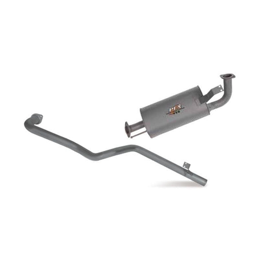 Berklee Performance - Toyota Landcruiser FZJ80 & HZJ80 2.5" Mild Steel Catback Exhaust System (PEX Exhaust)