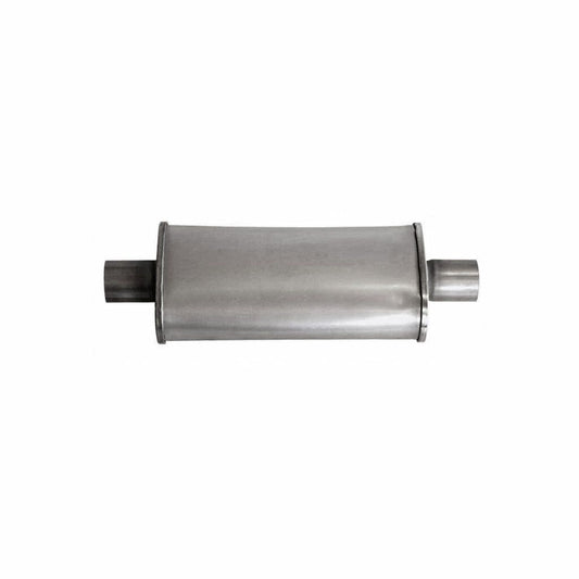 MSA Universal Muffler - 1.75" Inch 5"x 3" Oval 12" Long Glass