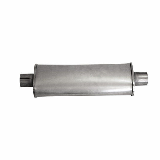 MSA Universal Muffler - 2" Inch 5"x MSA Universal Muffler - 3" Oval 16" Long Glass Packed