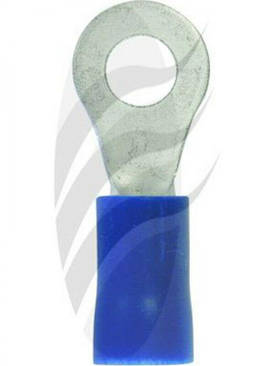 Jaylec - Pack Of 100 Ring Terminal 4mm Insl Pvc Std Crimp Blue Use Te1204