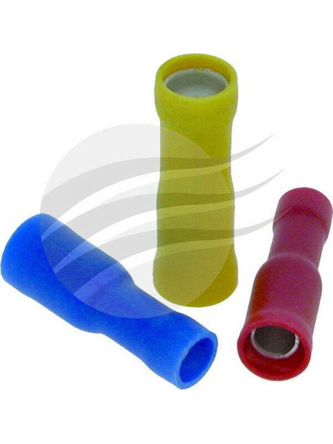 Jaylec - Pack Of 100 Female Bullet Terminal 4mm Fully Insul Pvc Copper