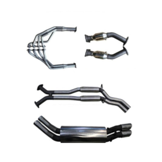 Manta | Dual 2.5″ Full System with Extractors Hotdog/Muffler | Holden HSV Monaro V2 5.7L V8 Coupe 2001–2004