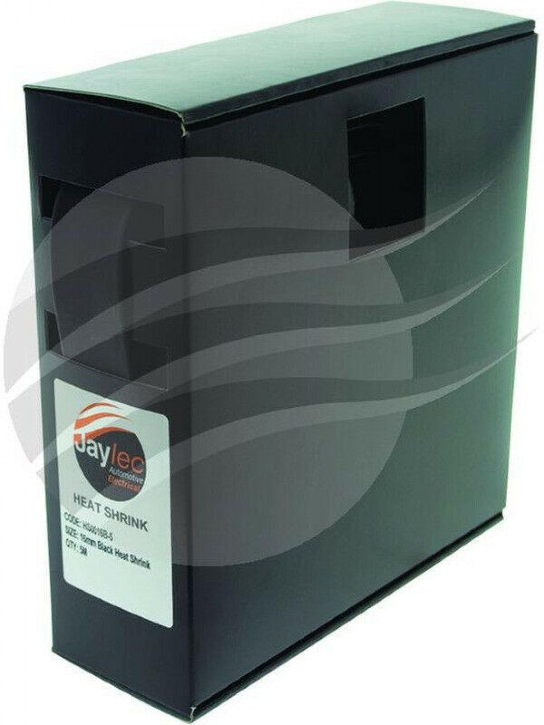 Jaylec - Heat Shrink Tubing 5 Metres Black 16.0mm Spool Mate Box