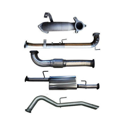 Manta | 3″ Cat & DPF Replacement Exhaust with Rear Tailpipe | Nissan Navara D40 2.5L Turbo Diesel Auto Ute 2005–2007
