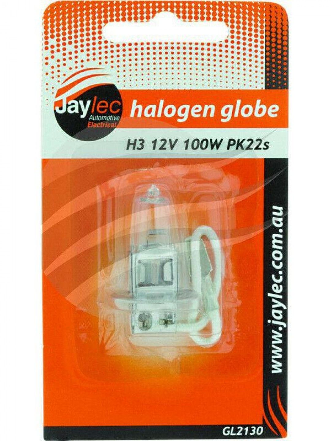 Jaylec - H3 Halogen Globe 12 Volts 100 Watt 22S Pack Of 1