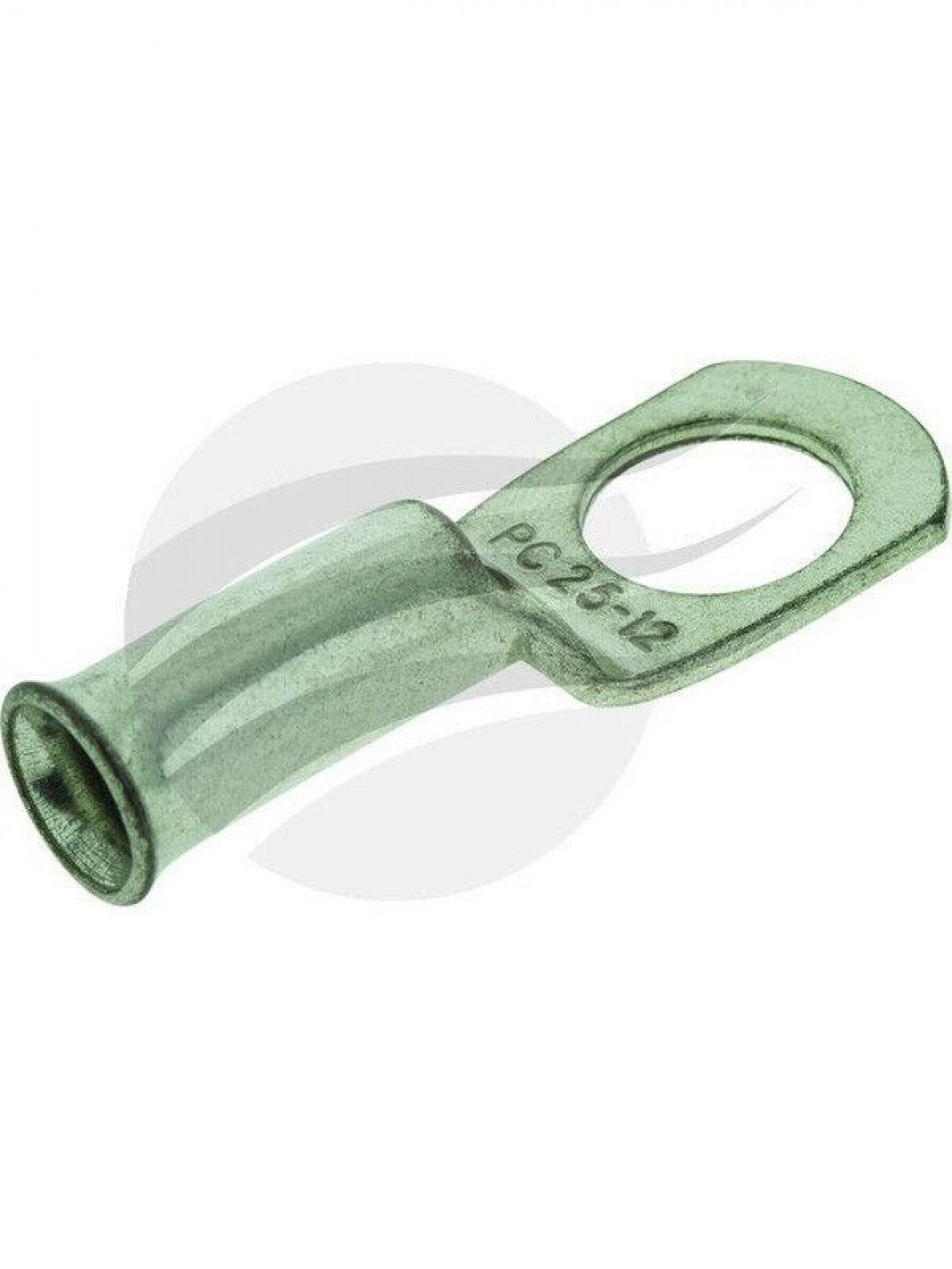 Jaylec - Pack Of 10 Cable Lug 25mm X 12mm Open Barrel Stud Fl Conductor 25mm