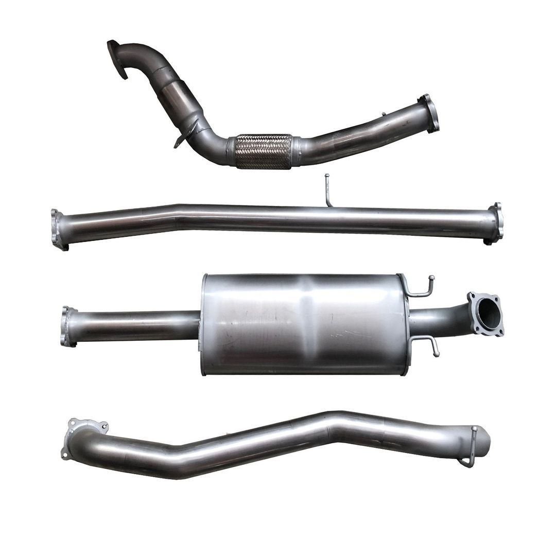 Berklee Performance - Mazda BT-50 UP UR (2011-2016) 3" Stainless Steel Turbo Back Exhaust System (Ballistic Exhaust)
