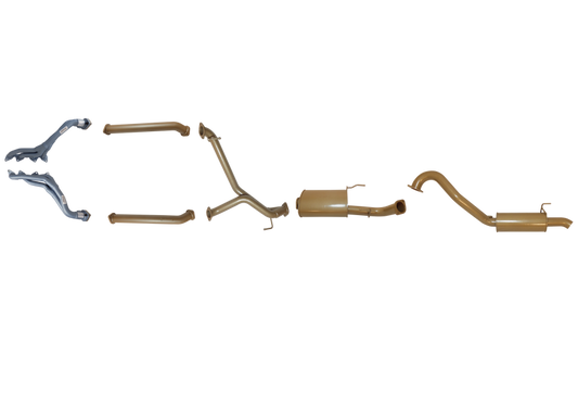 KingBrown - Toyota Land Cruiser 100 Series V8 4.7L Petrol (1998-2008) SUV Single 3" with CAT Delete Pipes and Headers Kit Exhaust