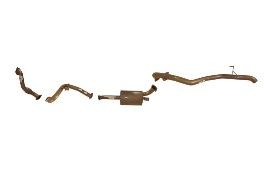 King Brown - Toyota Landcruiser 80 Series 4.2L Turbo Diesel 1990 to 1997 Factory Turbo Back  - Single 3" Kit