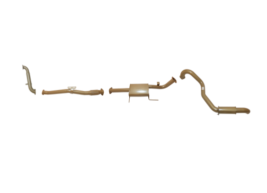 King Brown - Nissan Patrol GU MKII Ute & Wagon 3L TD Mk I & Mk II 2000 to 2016 (without DPF/Air Purifier) - Single 3" Kit