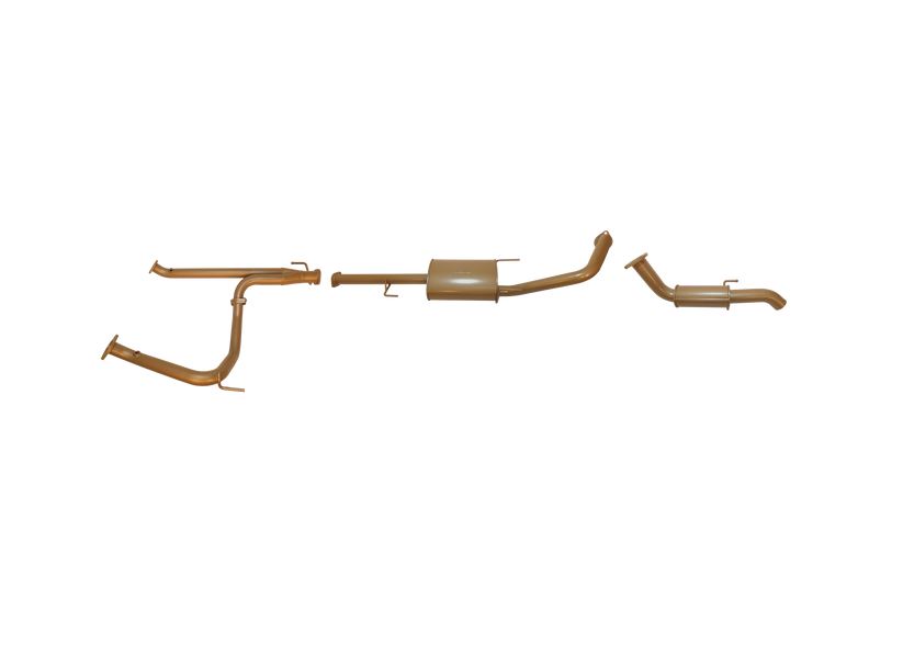 KingBrown - Toyota Prado 120 Series 4.0L V6 Petrol (2002-2009) SUV Single 2 1/2" with CAT Delete Kit Exhaust
