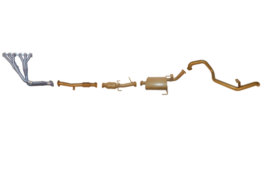 King Brown - Ford Maverick 4.2L N/A 1987 to 1997 (Long Wheel Base Petrol EFI) - Single 2 1/2" with Headers and CAT Kit